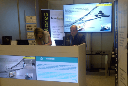 creation vidéo pour un stand de salon