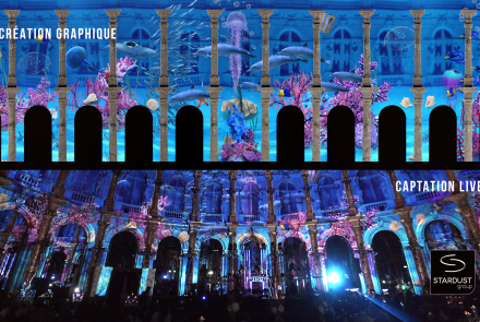Mapping live architectural Paris - Grand Hôtel
