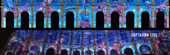 Video mapping at the Grand Hôtel in Paris